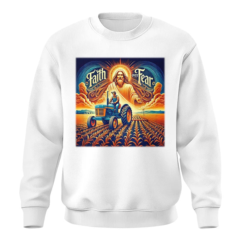 Faith Over Fear 1 - Unisex Crewneck Sweatshirt