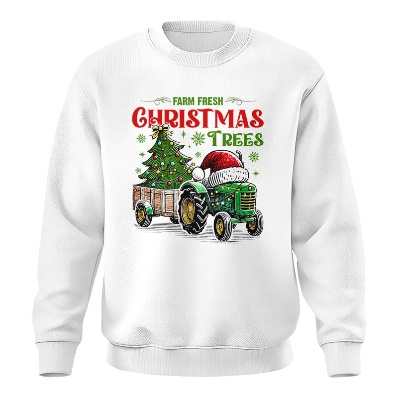 Image of Farm Fresh Christmas Trees - Unisex Crewneck Sweatshirt