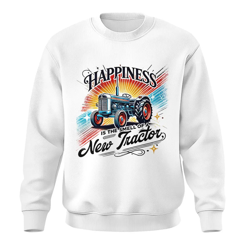 Happiness Is The Smell Of A New Tractor - Unisex Crewneck Sweatshirt