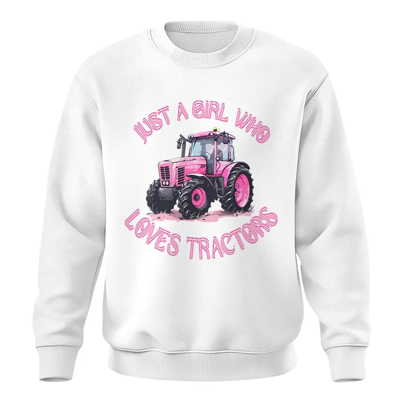 Just A Girl Who Loves Tractors 1 - Unisex Crewneck Sweatshirt