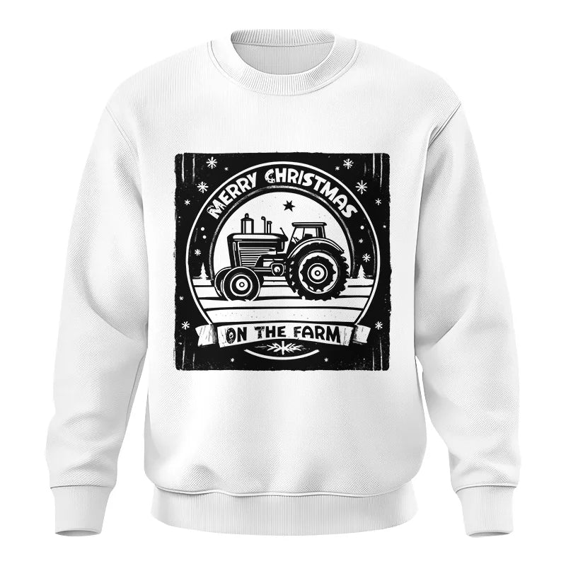 Merry Chritmas On The Farm 5 - Unisex Crewneck Sweatshirt