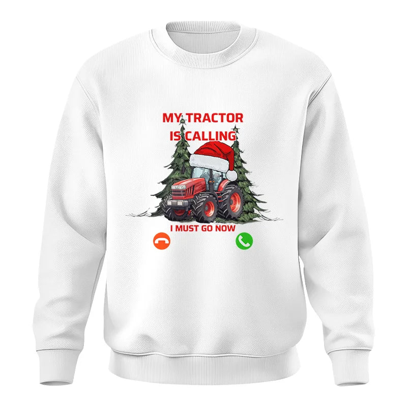 Image of My Tractor Is Calling 2 - Unisex Crewneck Sweatshirt