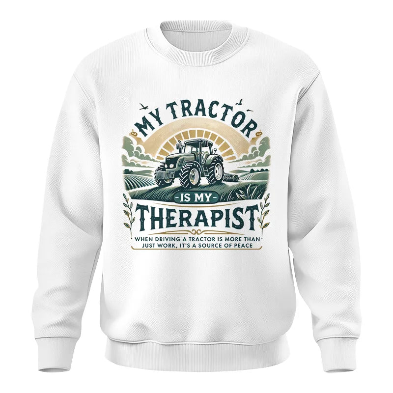 My Tractor Is My Therapist - Unisex Crewneck Sweatshirt