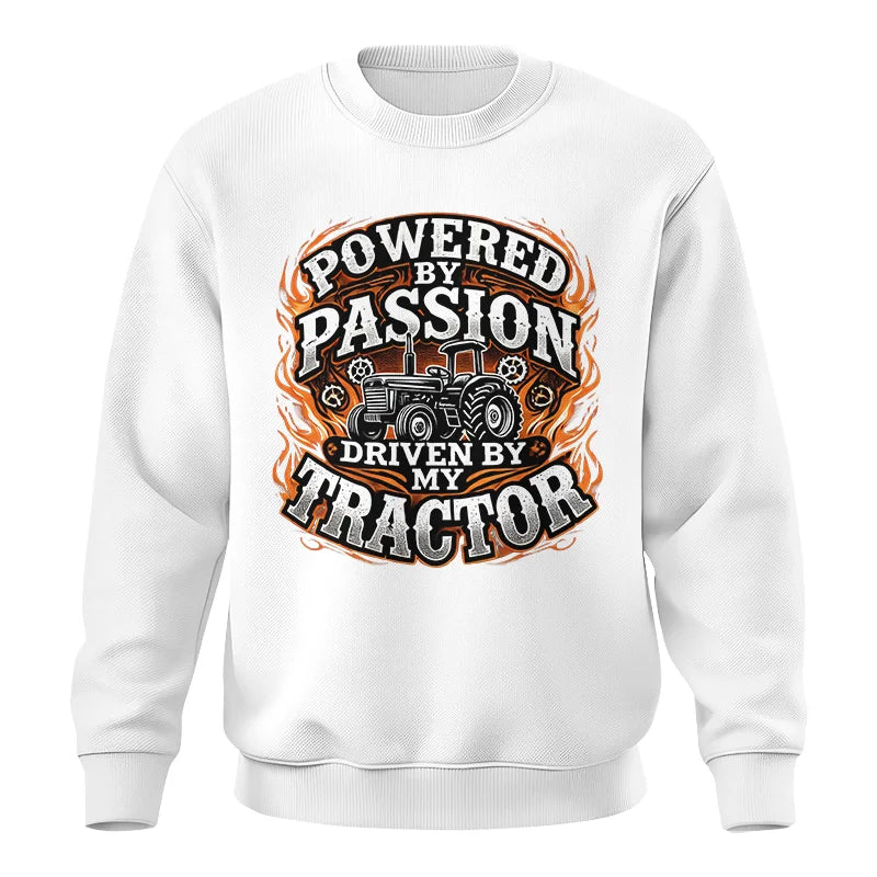 Powered By Passion Driven By My Tractor 5 - Unisex Crewneck Sweatshirt