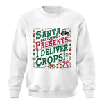 Santa Deliver Present I Deliver Crops! - Unisex Crewneck Sweatshirt