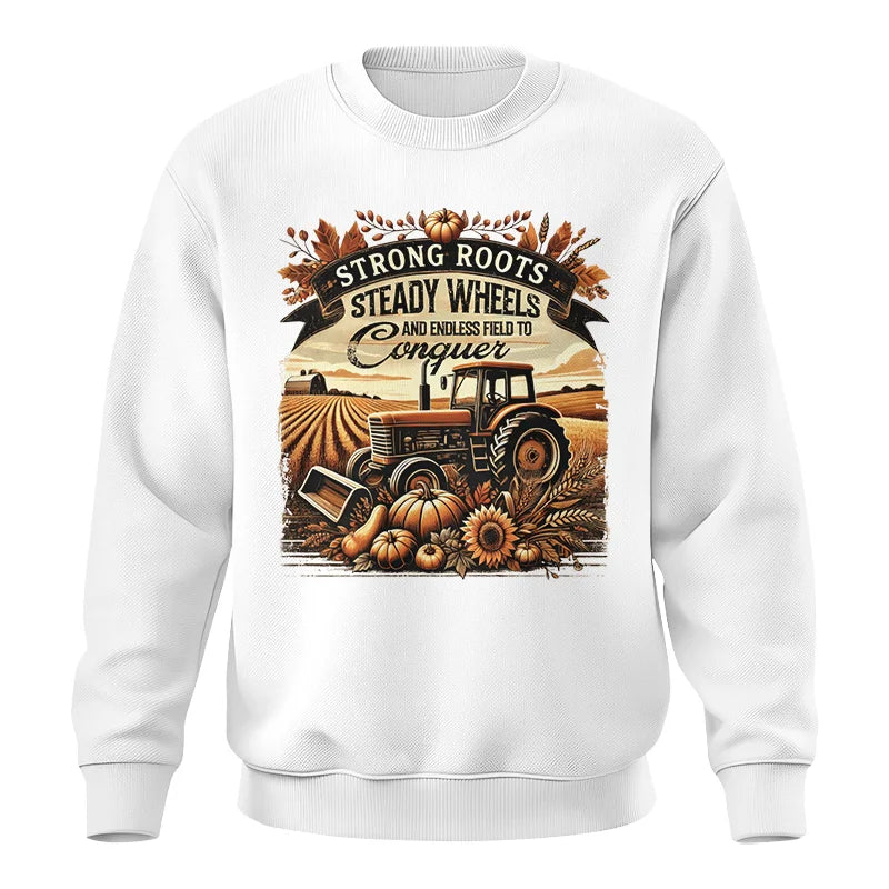 Image of Thanksgiving Farmer Endless Fields To Conquer 2 - Unisex Crewneck Sweatshirt