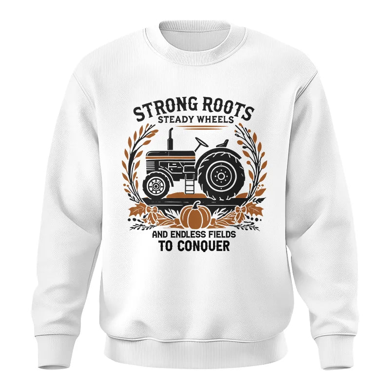 Image of Thanksgiving Farmer Endless Fields To Conquer 3 - Unisex Crewneck Sweatshirt