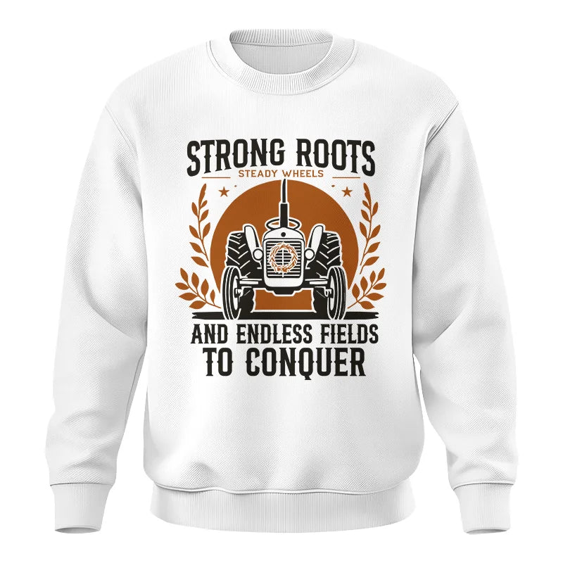 Image of Thanksgiving Farmer Endless Fields To Conquer 4 - Unisex Crewneck Sweatshirt