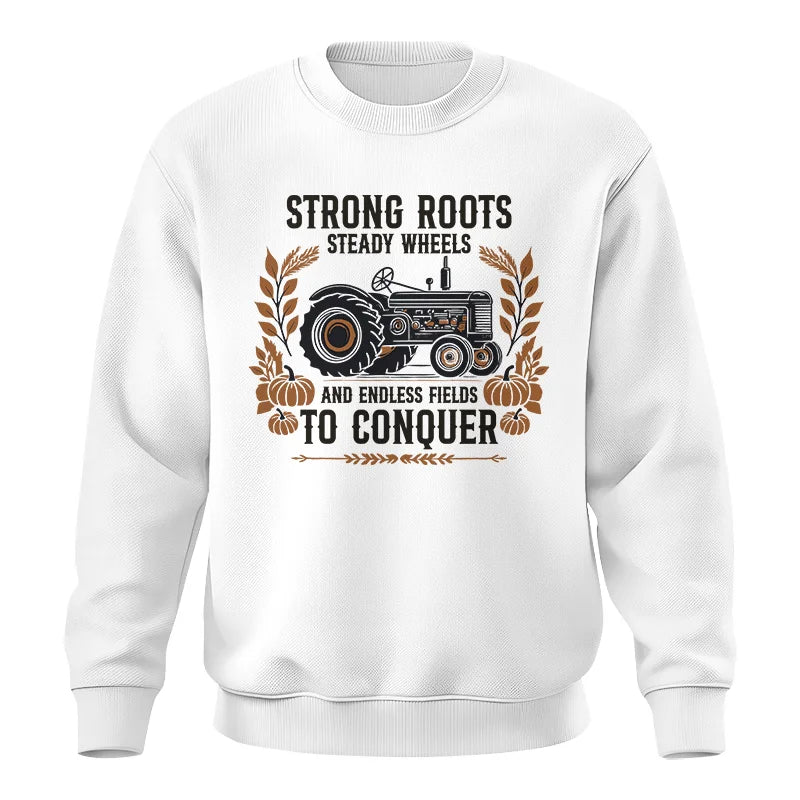 Image of Thanksgiving Farmer Endless Fields To Conquer 5 - Unisex Crewneck Sweatshirt