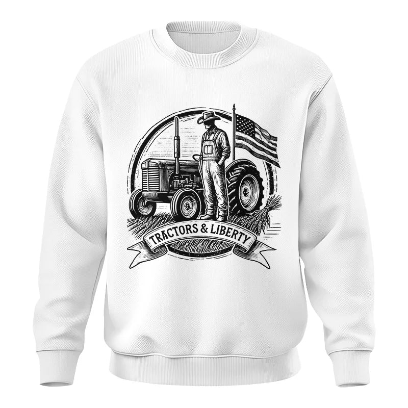 Image of Tractors And Liberty - Unisex Crewneck Sweatshirt