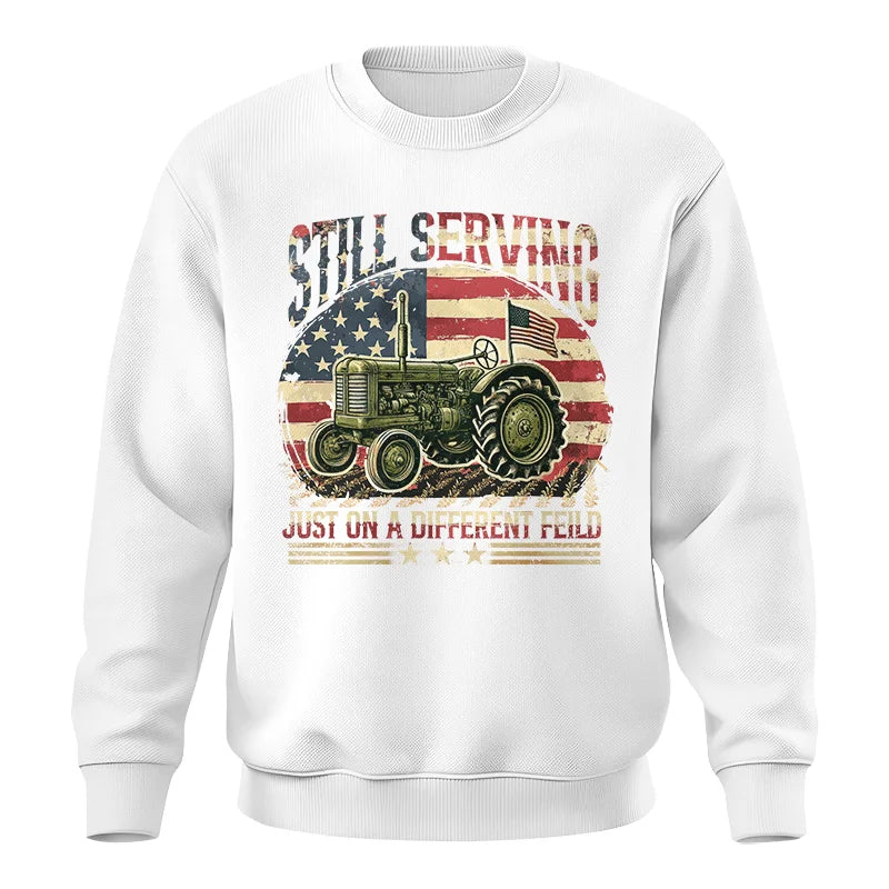 Veteran Farmer Still Serving 10 - Unisex Crewneck Sweatshirt