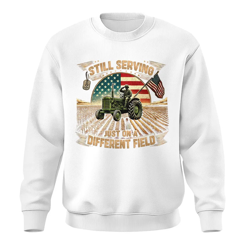 Image of Veteran Farmer Still Serving 8 - Unisex Crewneck Sweatshirt