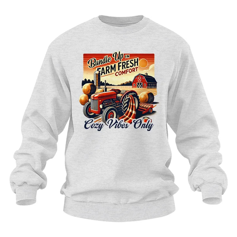 Bundle Up in Farm Fresh Comfort_Cozy Vibes Only 2 - Unisex Heavy Blend™ Crewneck Sweatshirt