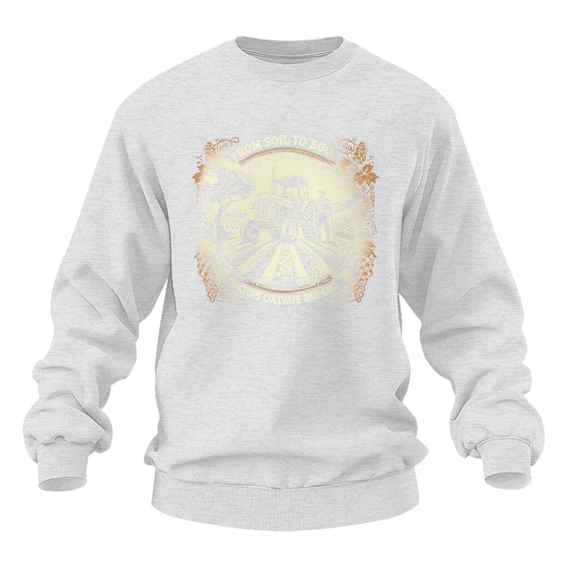 From Soil To Soul_Tractors Cultivate Dreams 2 - Unisex Heavy Blend™ Crewneck Sweatshirt