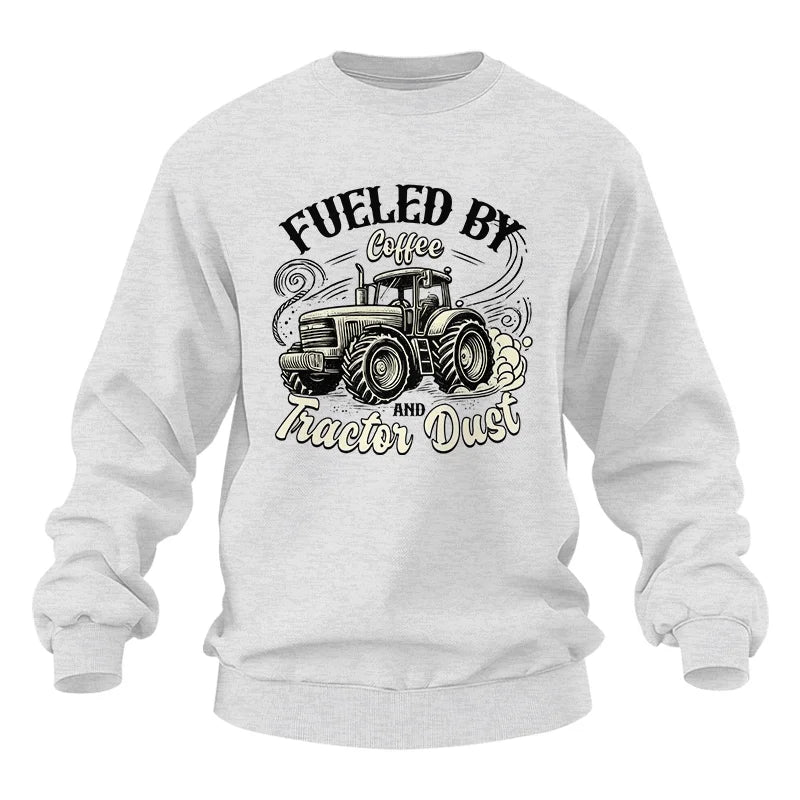 Image of Fueled By Coffee And Tractor Dust 2 - Unisex Heavy Blend™ Crewneck Sweatshirt