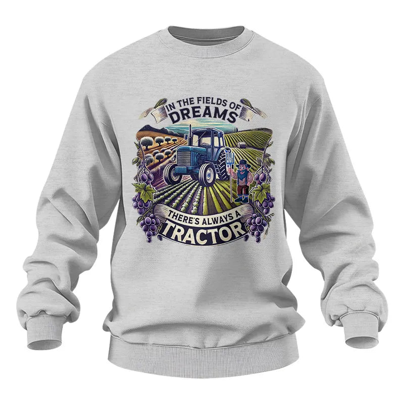 Image of In The Fields Of Dreams There's Always A Tractor 1 - Unisex Heavy Blend™ Crewneck Sweatshirt