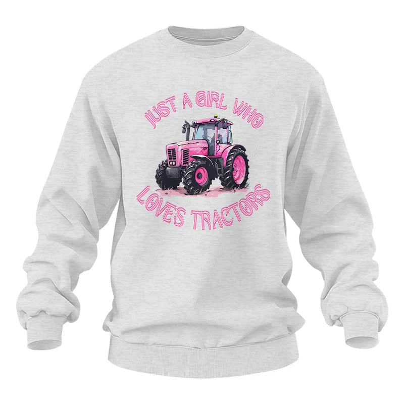 Image of Just A Girl Who Loves Tractors 1 - Unisex Heavy Blend™ Crewneck Sweatshirt