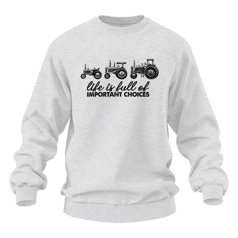 Image of Life Is Full Of Important Choices 10 - Unisex Heavy Blend™ Crewneck Sweatshirt