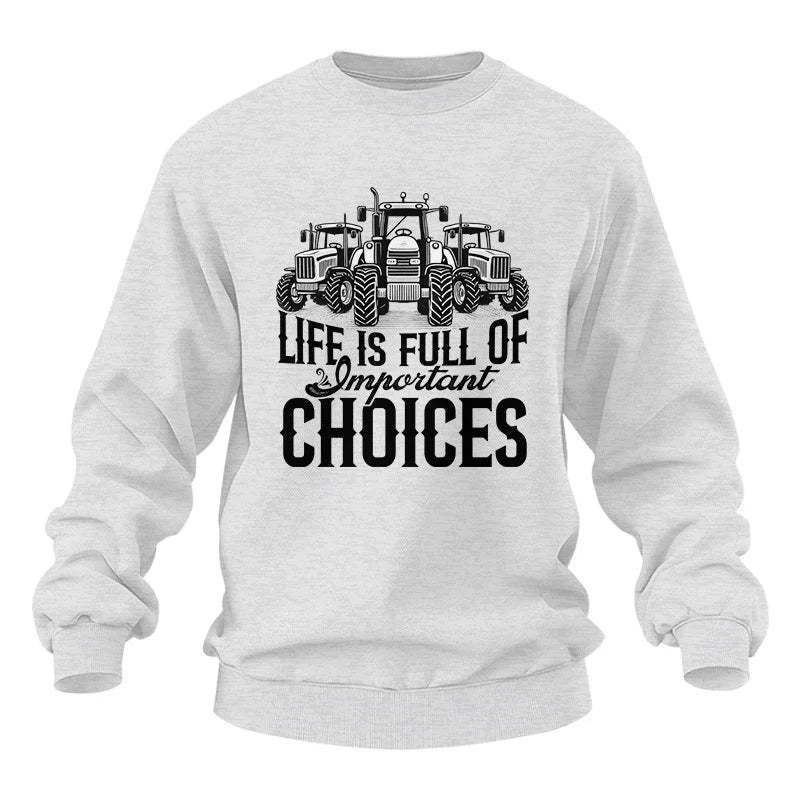 Image of Life Is Full Of Important Choices 2 - Unisex Heavy Blend™ Crewneck Sweatshirt