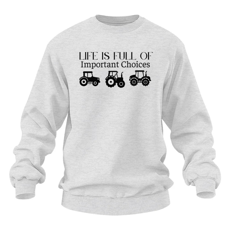 Life Is Full Of Important Choices 23 - Unisex Heavy Blend™ Crewneck Sweatshirt