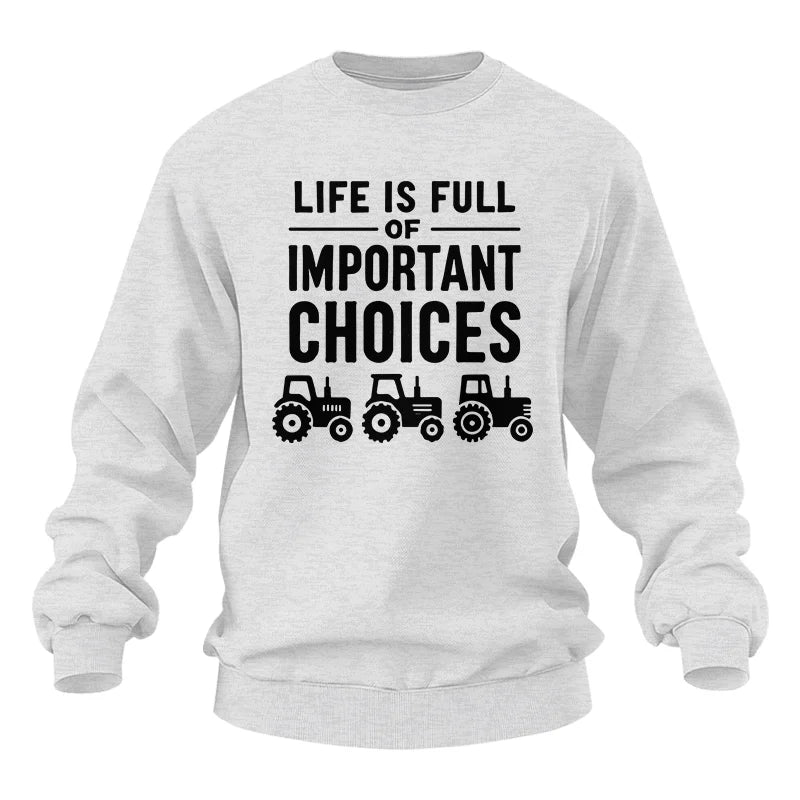 Image of Life Is Full Of Important Choices 27 - Unisex Heavy Blend™ Crewneck Sweatshirt