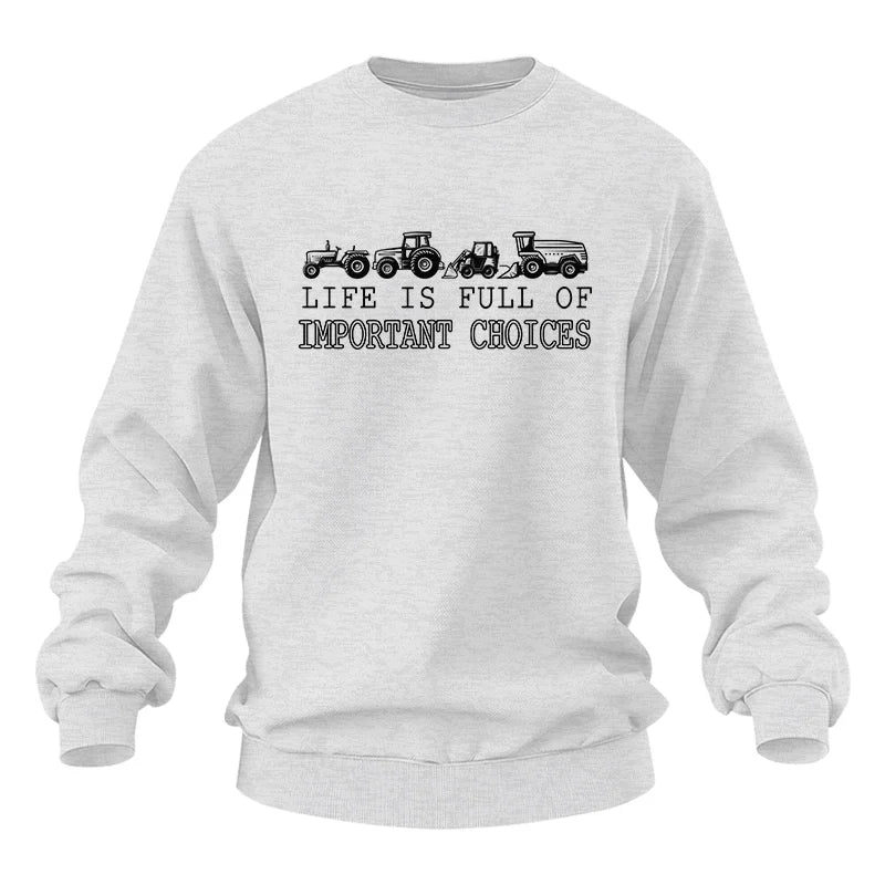 Image of Life Is Full Of Important Choices 28 - Unisex Heavy Blend™ Crewneck Sweatshirt