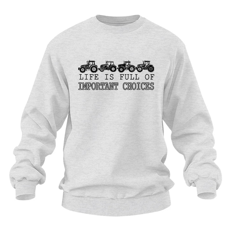 Image of Life Is Full Of Important Choices 9 - Unisex Heavy Blend™ Crewneck Sweatshirt