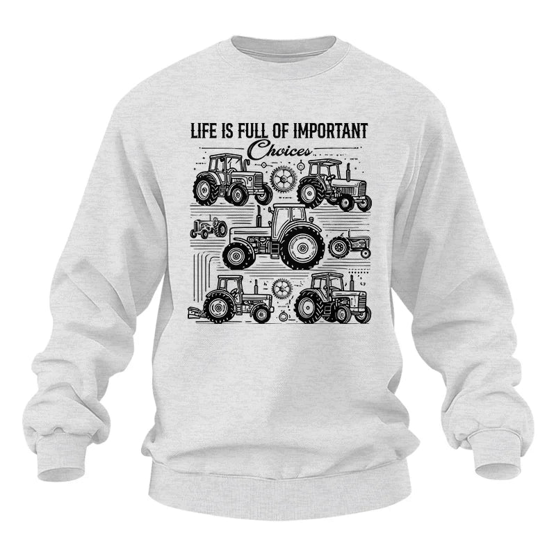 Image of Life Is Full Of Important Choices - Unisex Heavy Blend™ Crewneck Sweatshirt