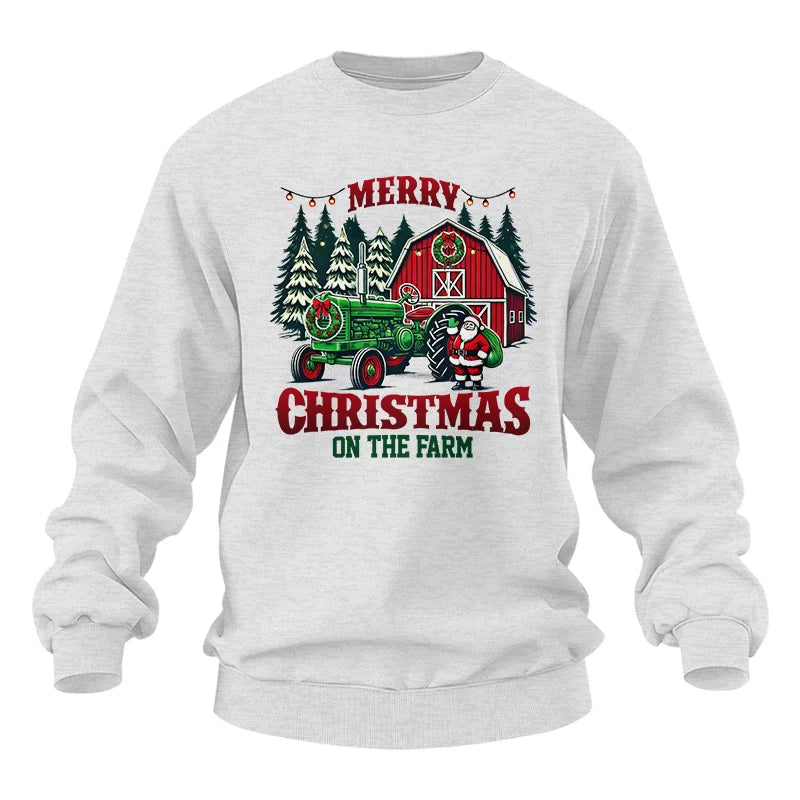 Merry Christmas On The Farm 3 - Unisex Heavy Blend™ Crewneck Sweatshirt