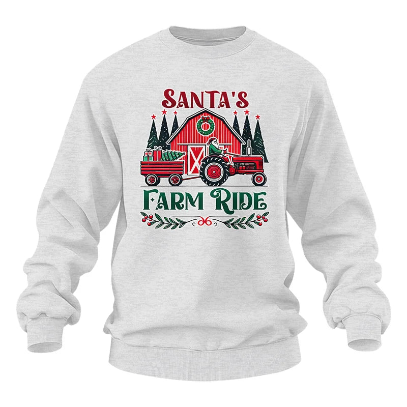 Santa's Farm Ride 1 - Unisex Heavy Blend™ Crewneck Sweatshirt