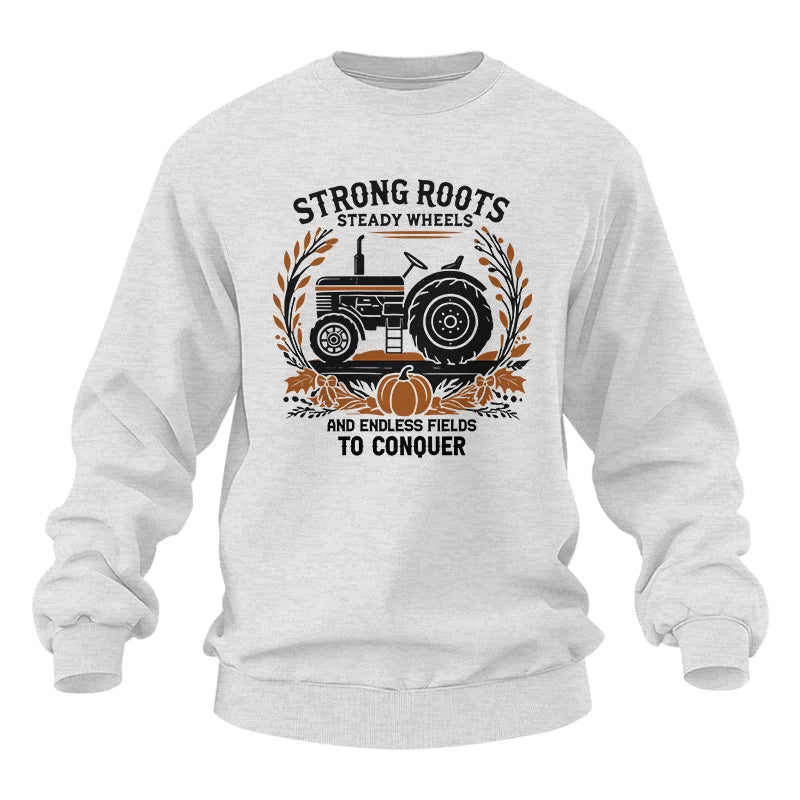 Thanksgiving Farmer Endless Fields To Conquer 3 - Unisex Heavy Blend™ Crewneck Sweatshirt