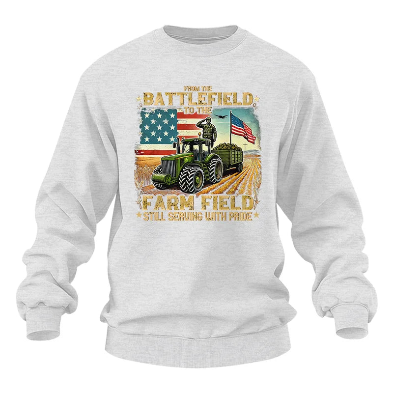 Veteran Farmer From The Battlefield To The Farm Field 2 - Unisex Heavy Blend™ Crewneck Sweatshirt