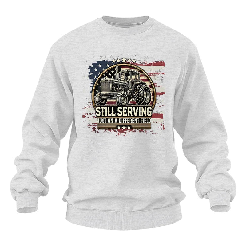 Image of Veteran Farmer Still Serving 1 - Unisex Heavy Blend™ Crewneck Sweatshirt