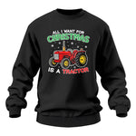 All I Want For Christmas Is A Tractor - Unisex Heavy Blend™ Crewneck Sweatshirt