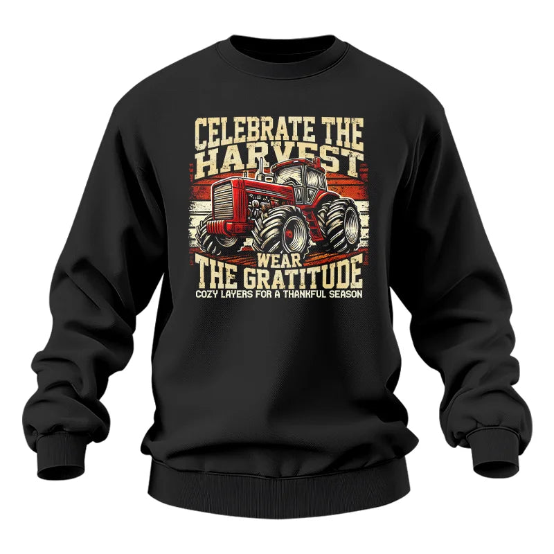 Celebrate the Harvest Wear the Gratitude - Unisex Heavy Blend™ Crewneck Sweatshirt