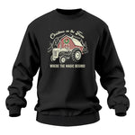 Christmas on the Farm Where the Magic Begins! 3 - Unisex Heavy Blend™ Crewneck Sweatshirt