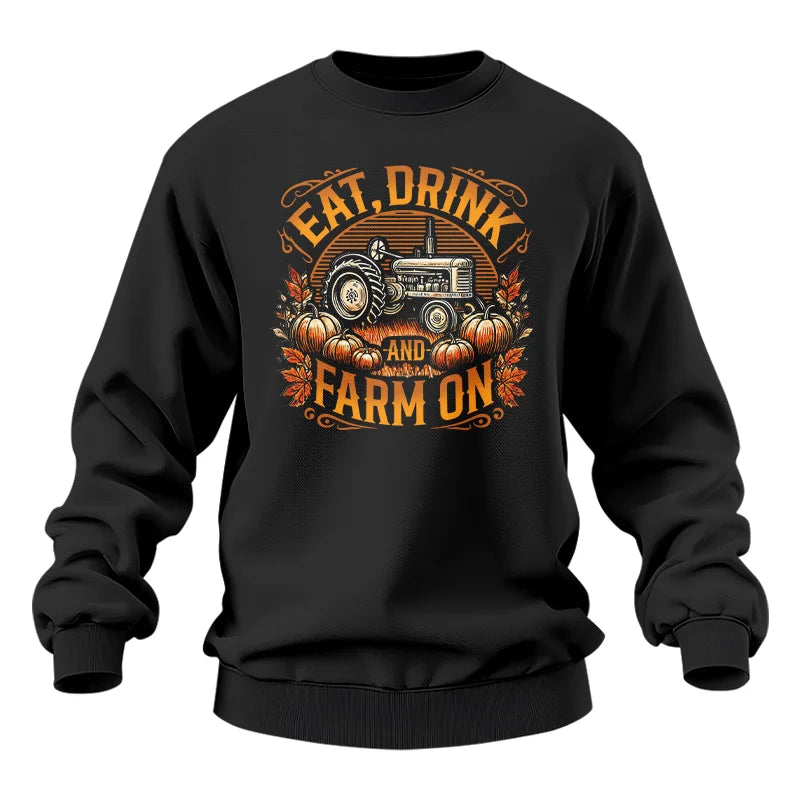 Eat Drink and Farm On 2 - Unisex Heavy Blend™ Crewneck Sweatshirt