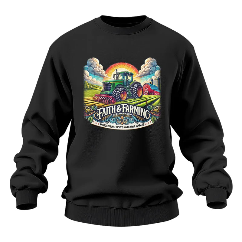 Faith and Farming 5 - Unisex Heavy Blend™ Crewneck Sweatshirt