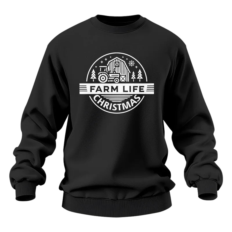 Image of Farm Life Christmas 1 - Unisex Heavy Blend™ Crewneck Sweatshirt