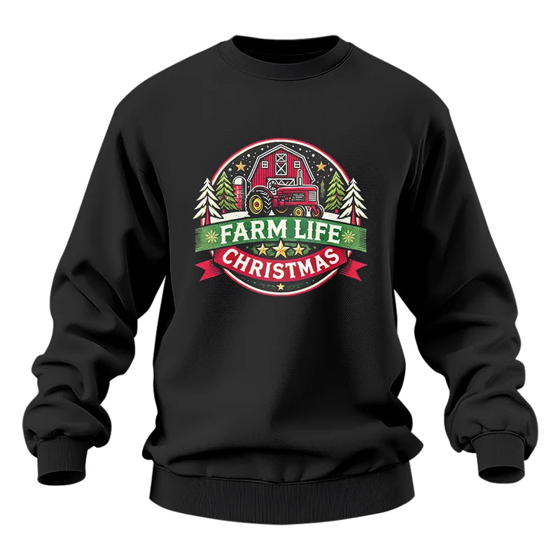 Image of Farm Life Christmas 3 - Unisex Heavy Blend™ Crewneck Sweatshirt