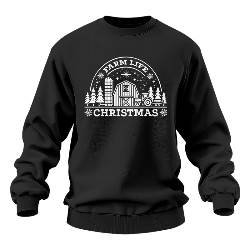 Image of Farm Life Christmas 4 - Unisex Heavy Blend™ Crewneck Sweatshirt