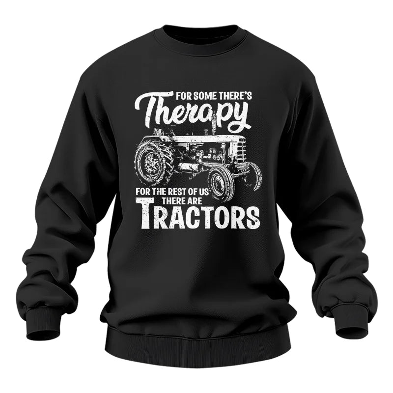 Funny Farmer Therapy Vintage Tractor Lover - Unisex Heavy Blend™ Crewneck Sweatshirt