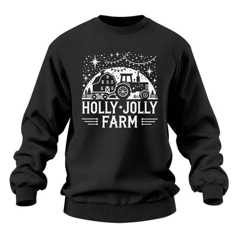 Image of Holly Jolly Farm 2 - Unisex Heavy Blend™ Crewneck Sweatshirt