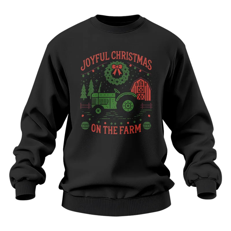 Joyful Christmas On The Farm 3 - Unisex Heavy Blend™ Crewneck Sweatshirt