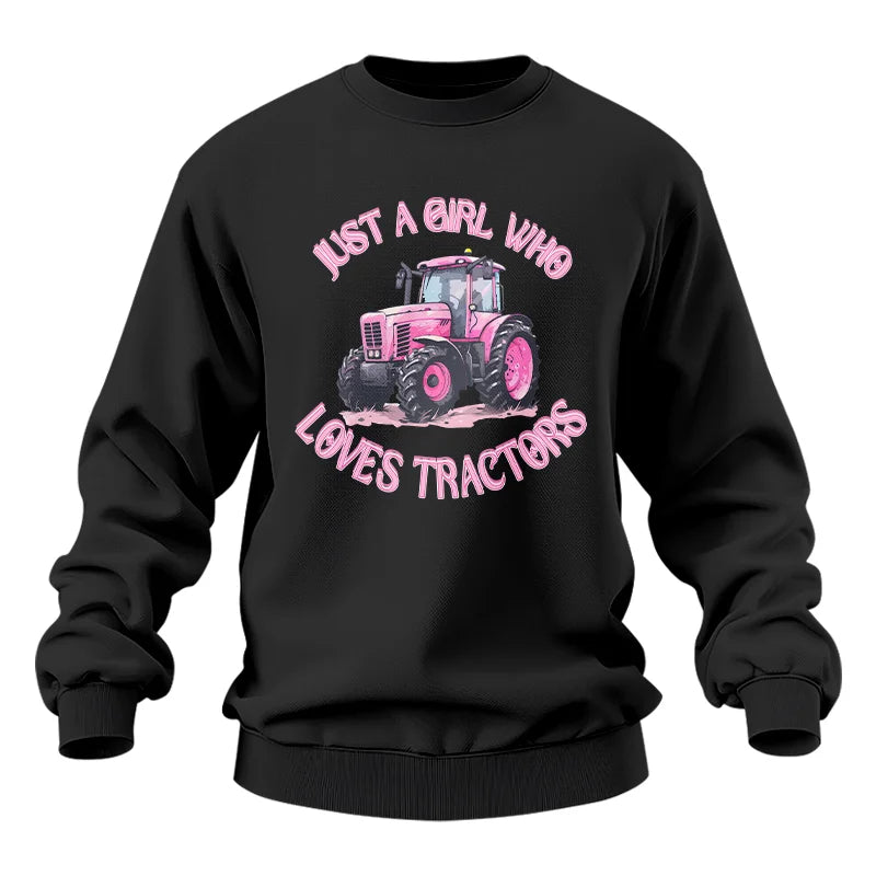 Just A Girl Who Loves Tractors 1 - Unisex Heavy Blend™ Crewneck Sweatshirt