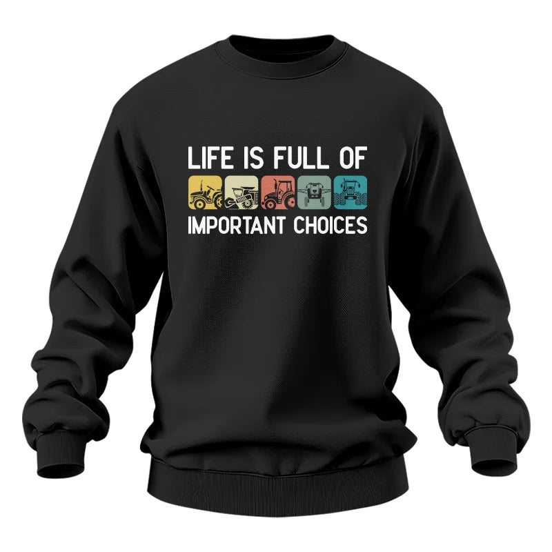 Image of Life Is Full Of Important Choices 40 - Unisex Heavy Blend™ Crewneck Sweatshirt