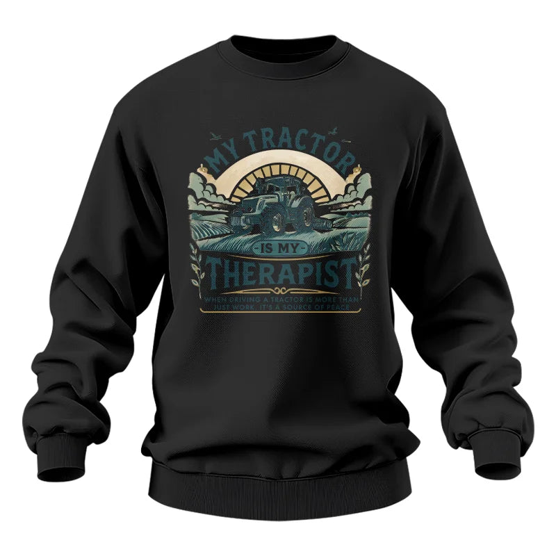 Image of My Tractor Is My Therapist - Unisex Heavy Blend™ Crewneck Sweatshirt