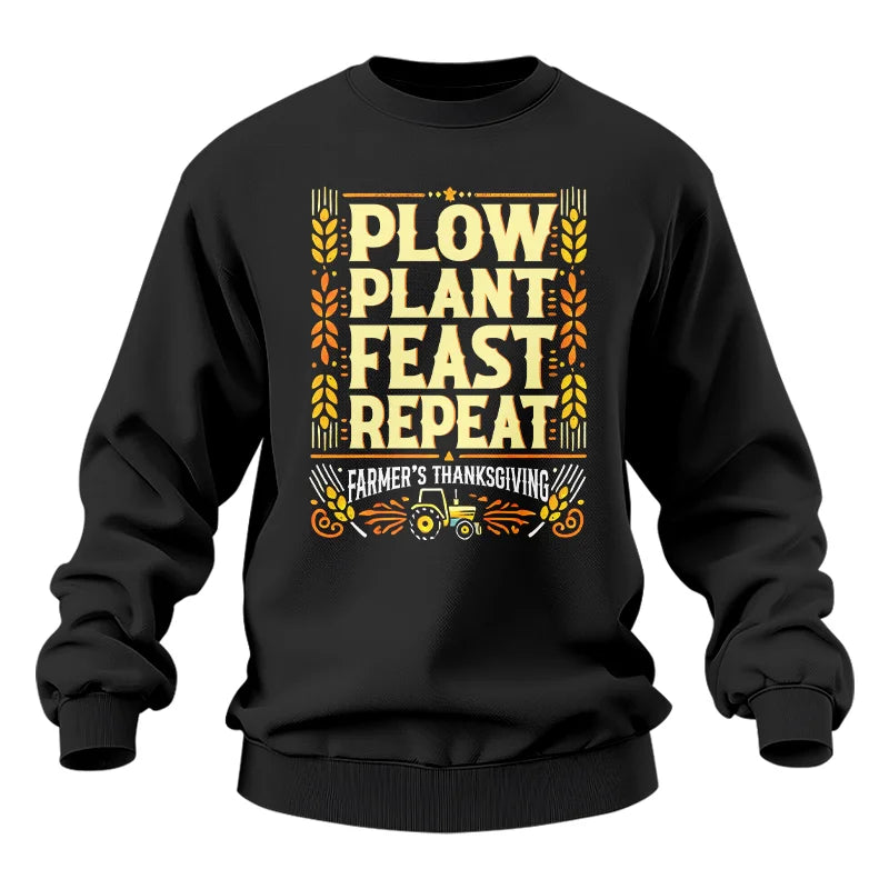 Plow Plant Feast Repeat - Unisex Heavy Blend™ Crewneck Sweatshirt