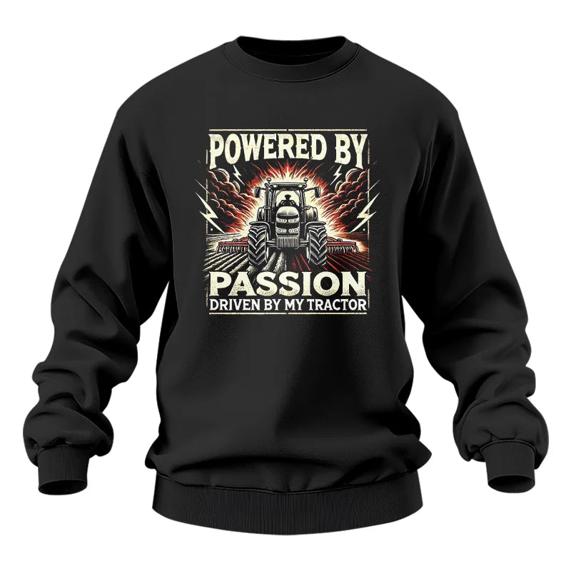 Powered By Passion Driven By My Tractor 4 - Unisex Heavy Blend™ Crewneck Sweatshirt