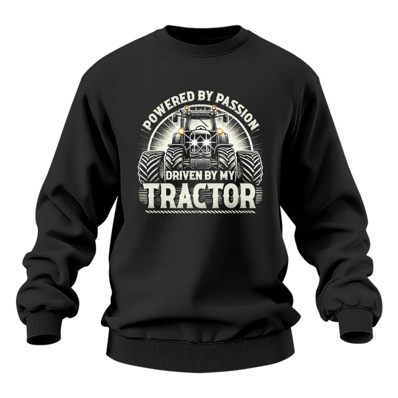 Image of Powered By Passion Driven By My Tractor 6 - Unisex Heavy Blend™ Crewneck Sweatshirt